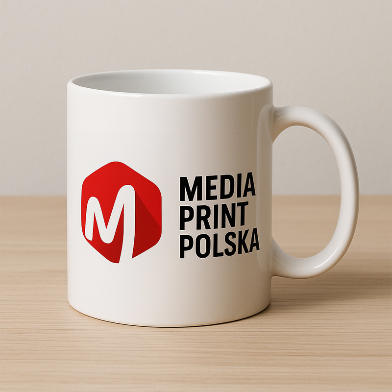 Gadżety reklamowe: kubek z logo